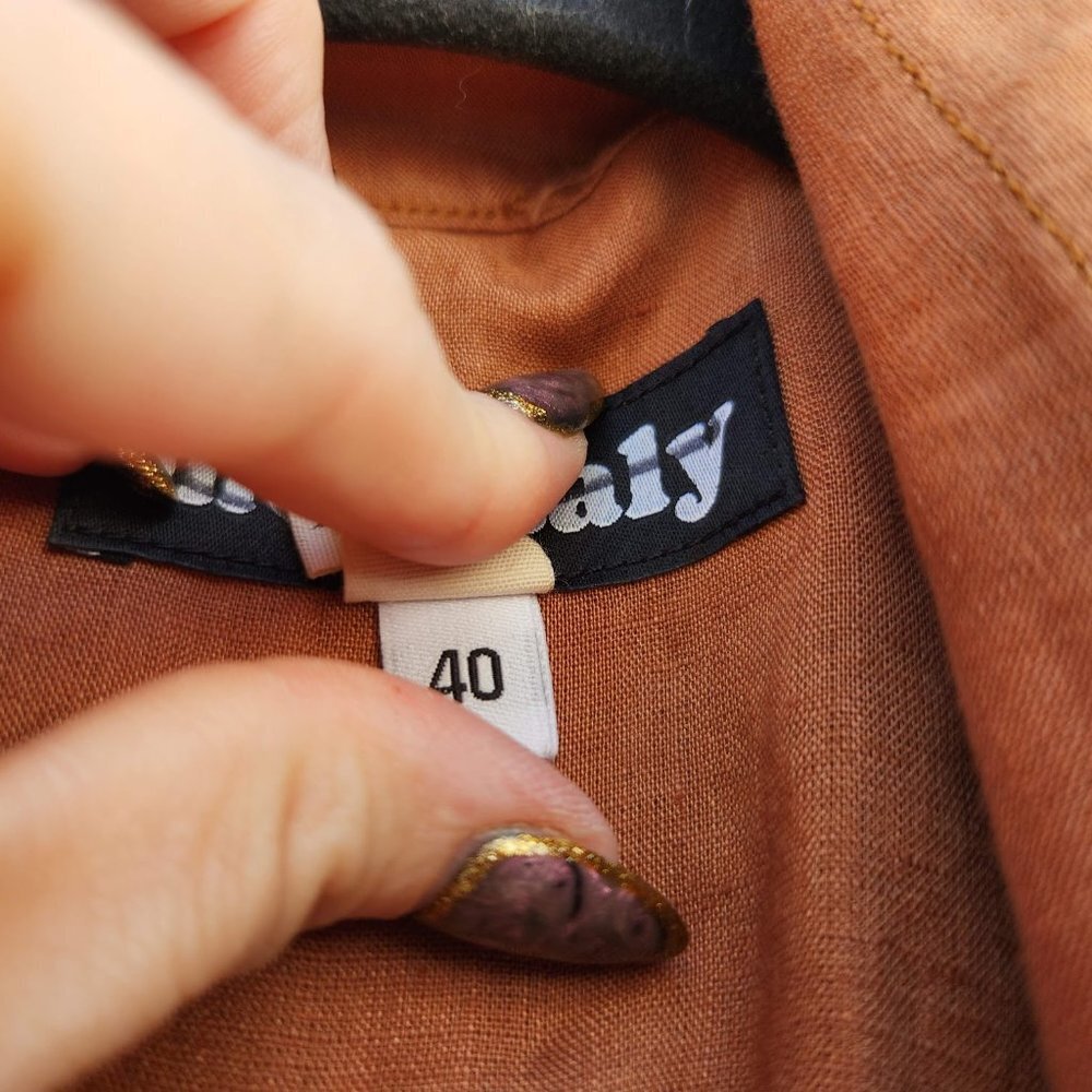 MONITALY SS18 ‎ Spring Coat Linen - Picture 6 of 7